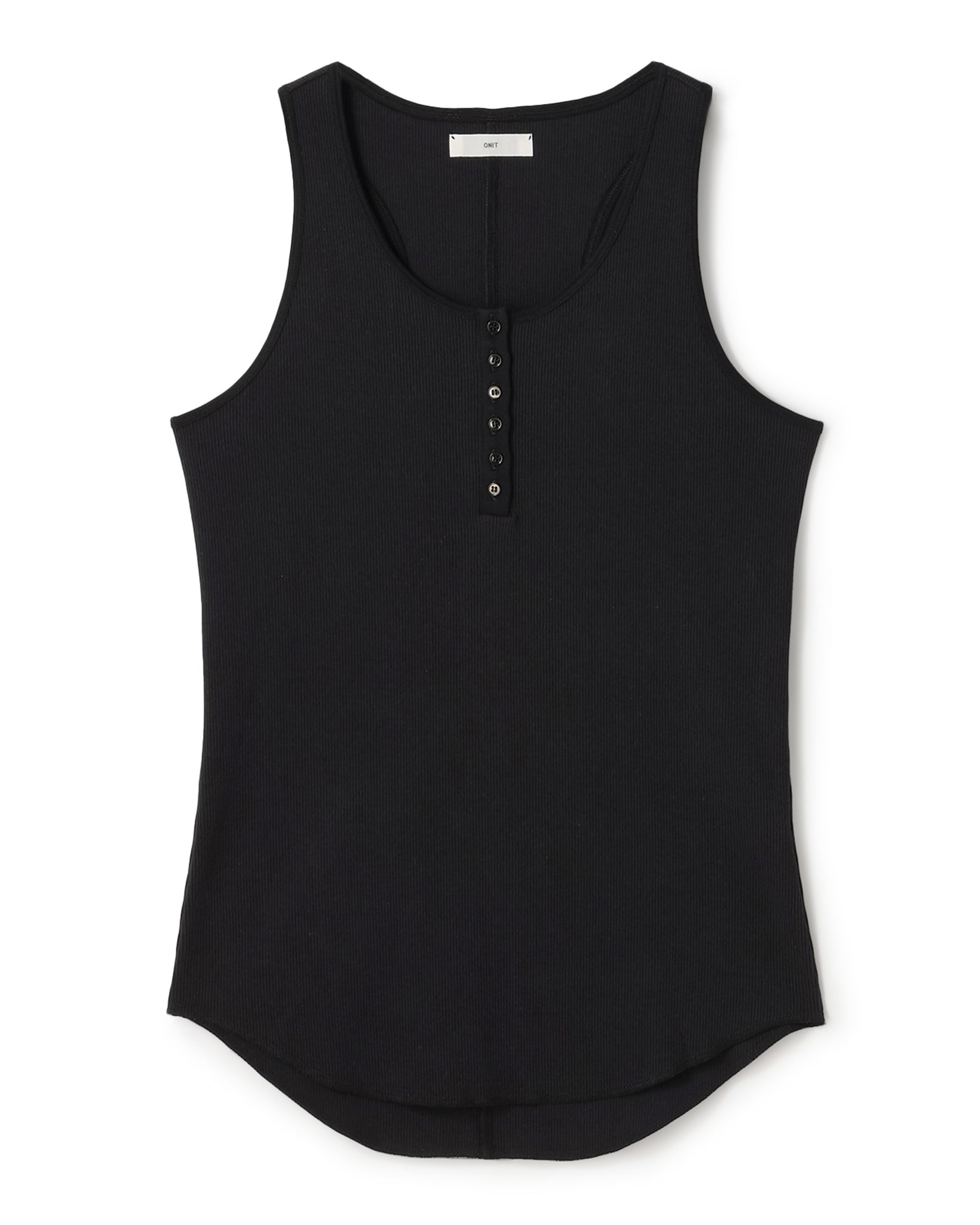RIB HENRY NECK TANK TOP （ベアテレコヘンリーネックタンク）｜ONIT