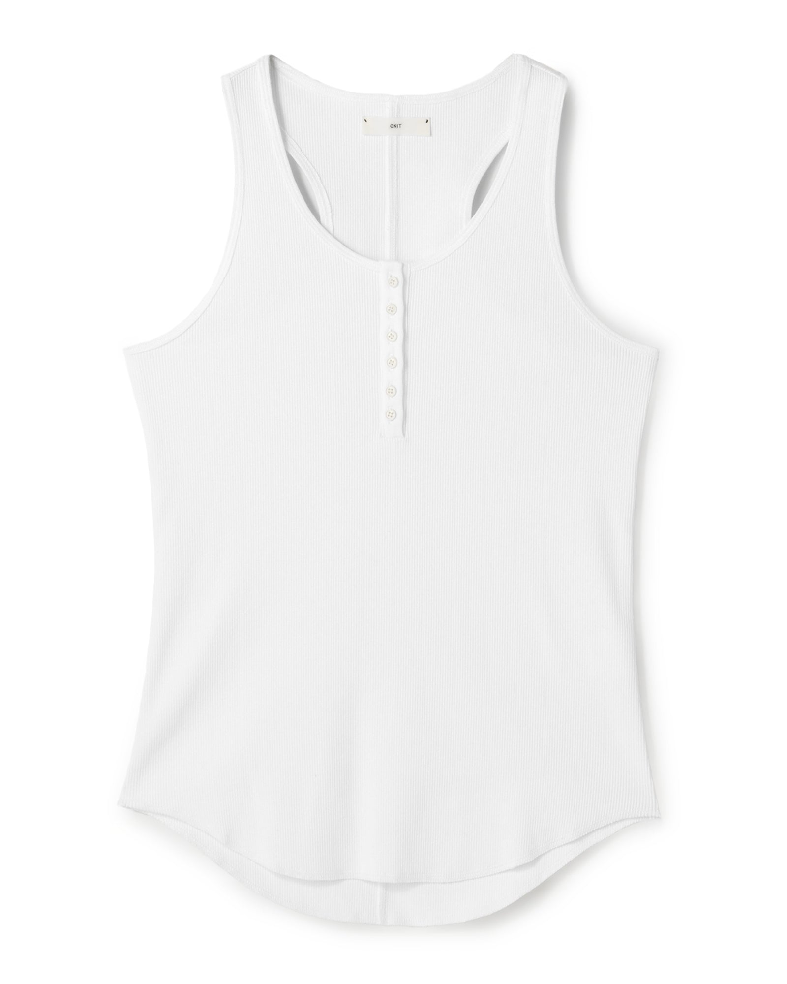 RIB HENRY NECK TANK TOP （ベアテレコヘンリーネックタンク）｜ONIT