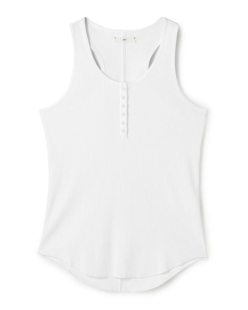 RIB HENRY NECK TANK TOP （ベアテレコヘンリーネックタンク）｜ONIT
