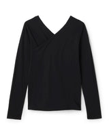 SHEER COTTON SLIT SLEEVE T-SHIRTS（シアーコットンカシュクールトップス）｜ONIT（オニット）OFFICIAL ONLINE STORE