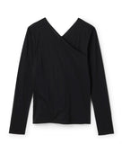 SHEER COTTON SLIT SLEEVE T-SHIRTS（シアーコットンカシュクールトップス）｜ONIT（オニット）OFFICIAL ONLINE STORE