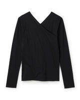 SHEER COTTON SLIT SLEEVE T-SHIRTS（シアーコットンカシュクールトップス）｜ONIT（オニット）OFFICIAL ONLINE STORE