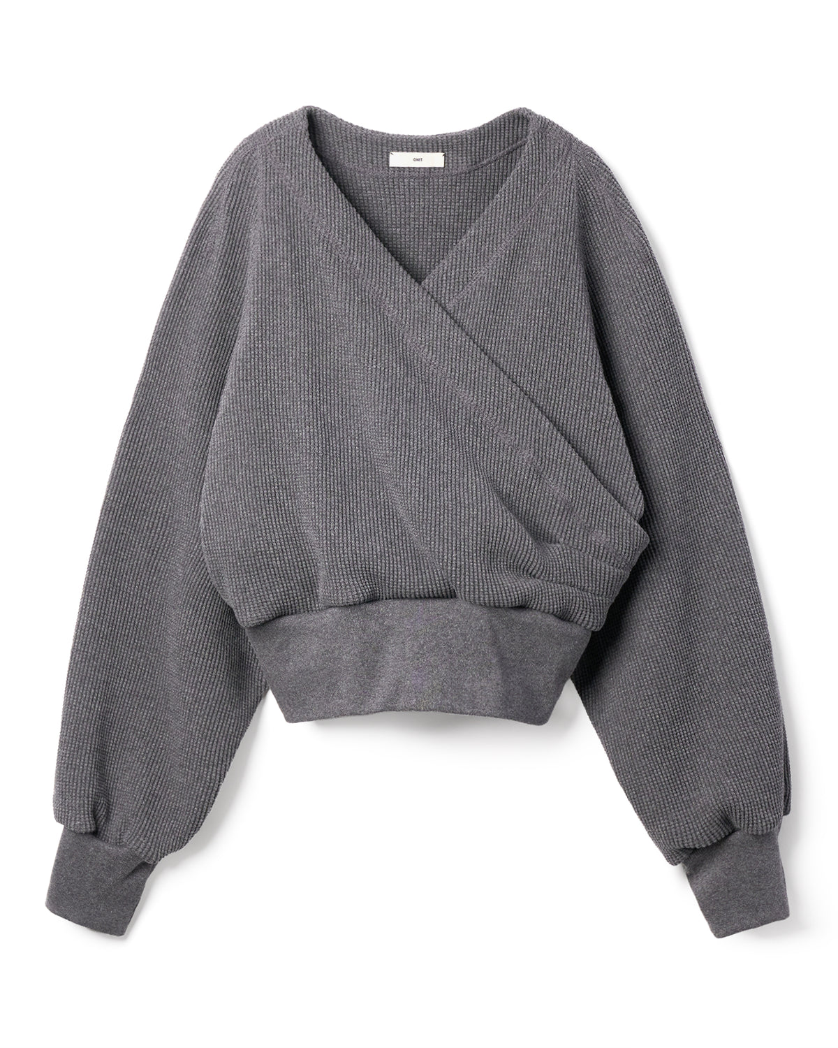 WAFFLE CACHECOEUR TOP（ワッフルカシュクールトップ）｜ONIT（オニット）OFFICIAL ONLINE STORE