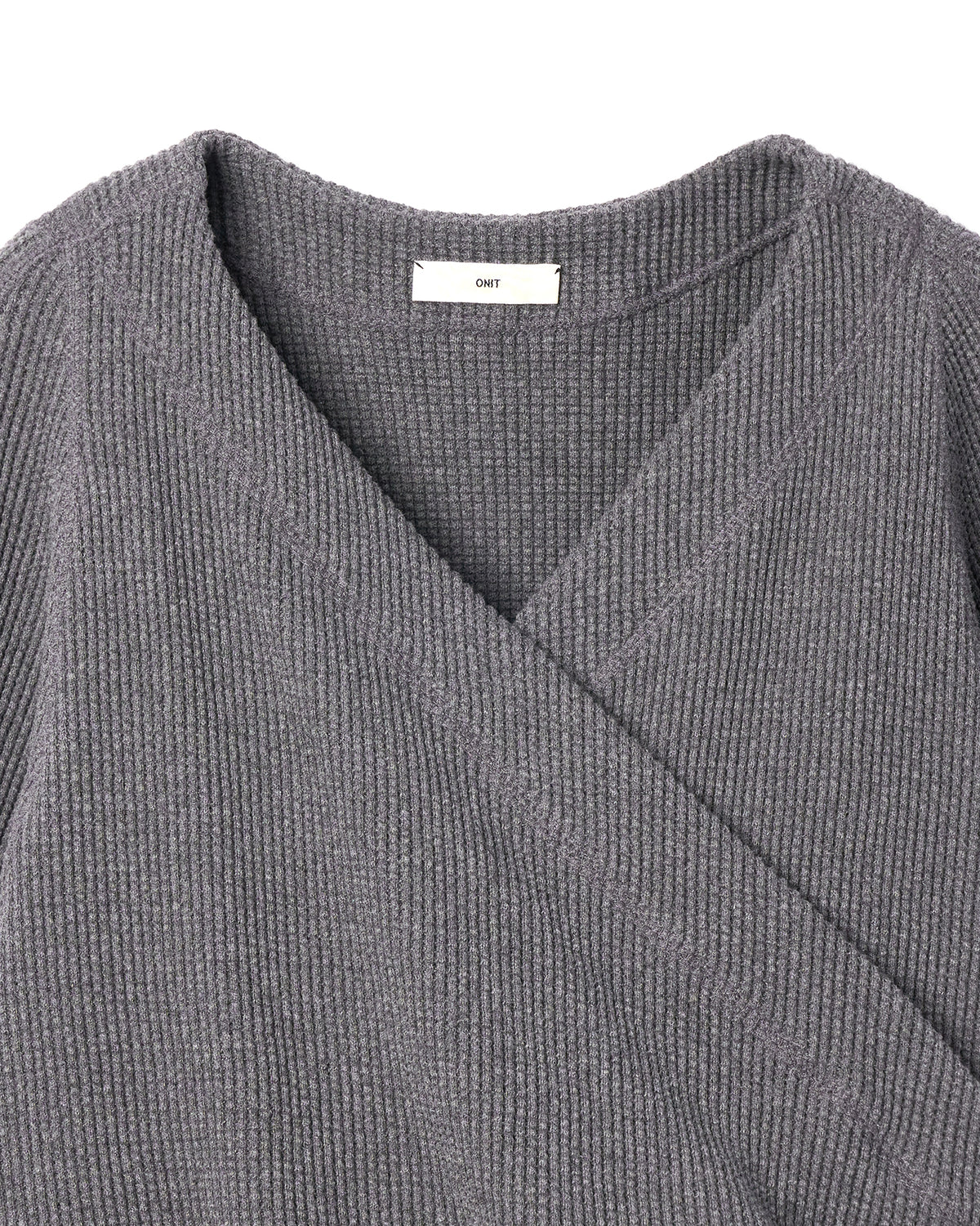 WAFFLE CACHECOEUR TOP（ワッフルカシュクールトップ）｜ONIT（オニット）OFFICIAL ONLINE STORE